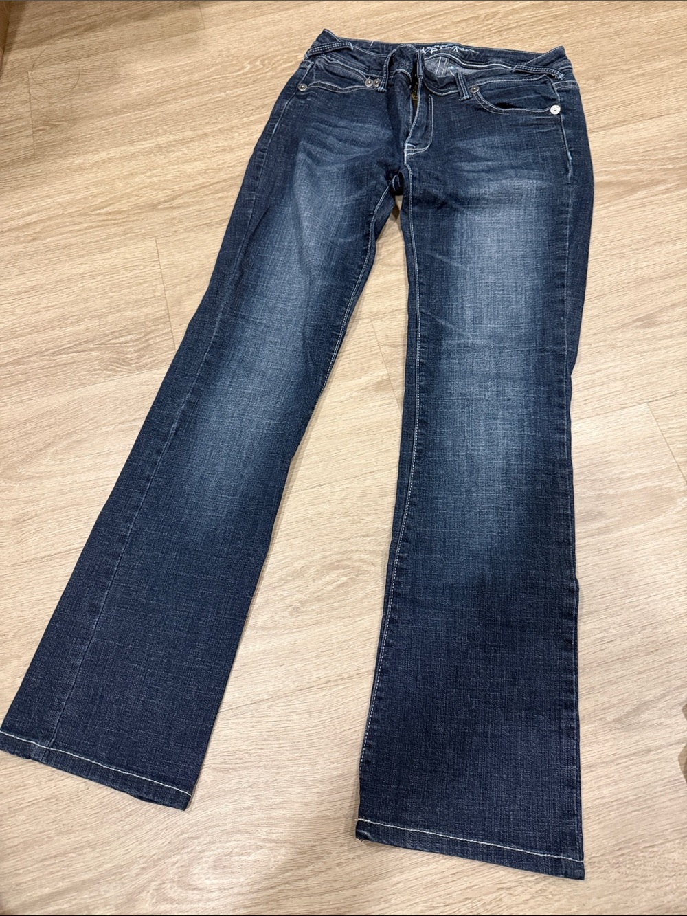 Papaya Dark Blue Flared Women's Jeans